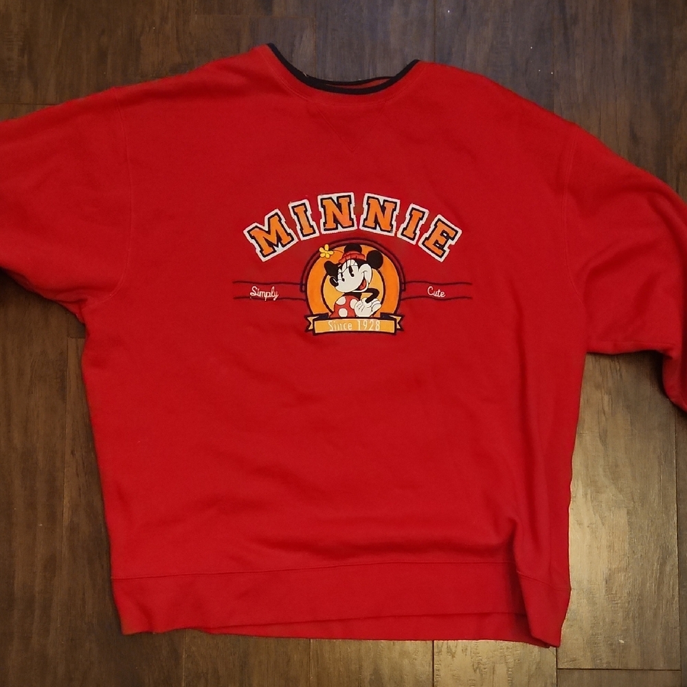 Vintage Minnie Red Sweater